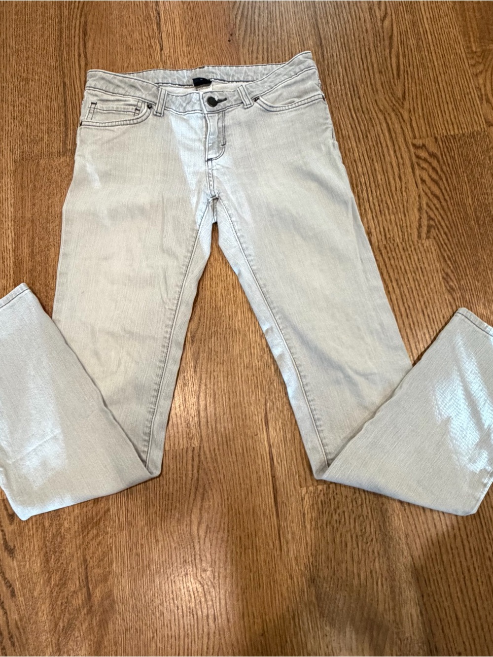 Patagonia Women's Low-Rise Straight Jeans Light Gray Wash Size 27
